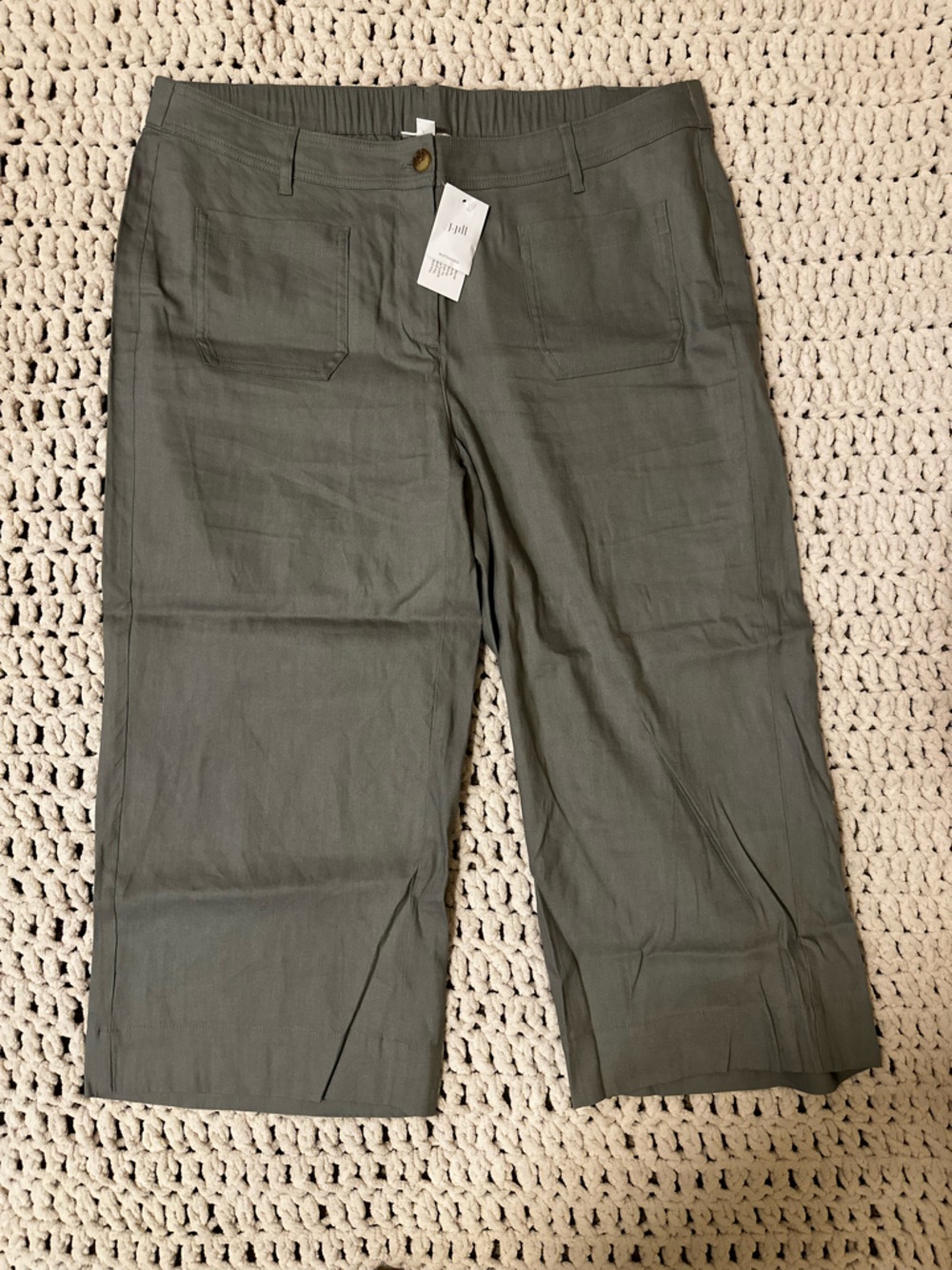J. Jill Women’s Linen Crop Pants
